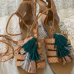 Steve Madden tassel sandals